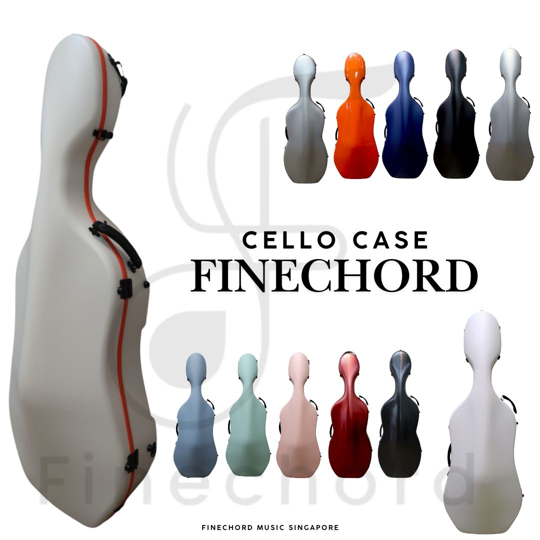 Finechord Carbon Fibre Cello Case for 4/4 cello