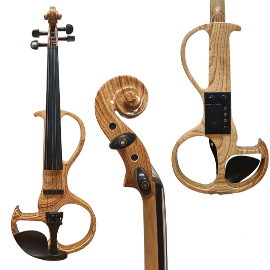 Finechord Electric Silent Violin Model 1 Wooden Texture